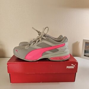 Puma Kids Shoes - Gray and Pink